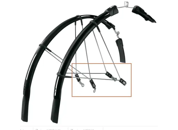 SKS Ersatzclip für Schutzbleche Raceblade Long