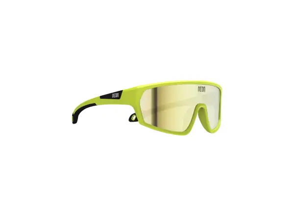 Neon Loop Brille Yellow Fluo Mirror Bronze Cat 3