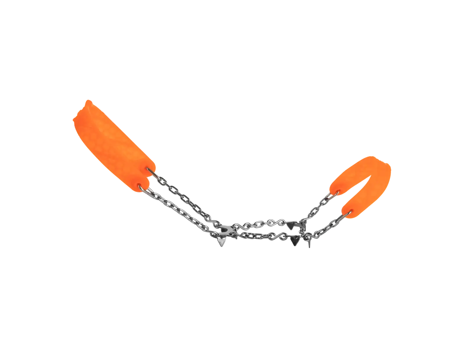 Die Salewa Ultraleicht Mountain Spike Steigeisen Orange.