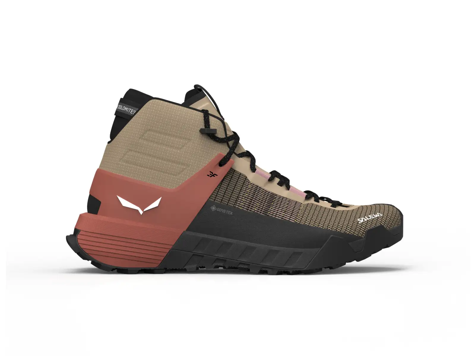 Salewa Wildfire NXT Mid GTX Damen Schuhe Quicksand/Etruscan Red