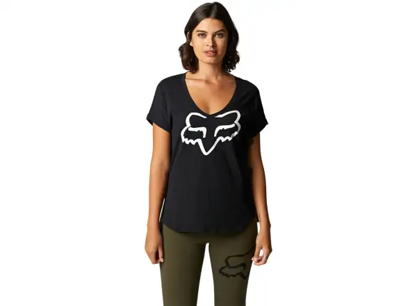 Fox Boundary Damen T-Shirt kurzarm schwarz