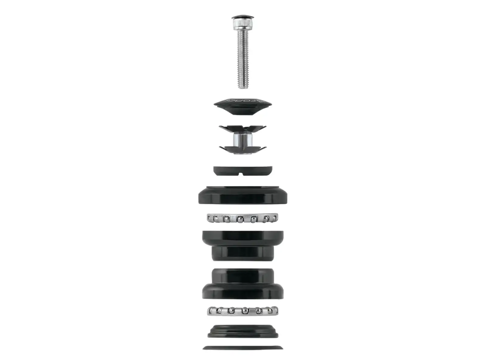 Force Ahead 1 1/8" Steuersatz schwarz