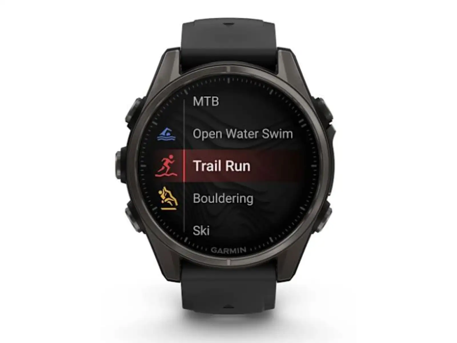 Garmin fenix 8 - 43 mm AMOLED Sapphire Smartwatches Carbon titanium Black/Pebble grey