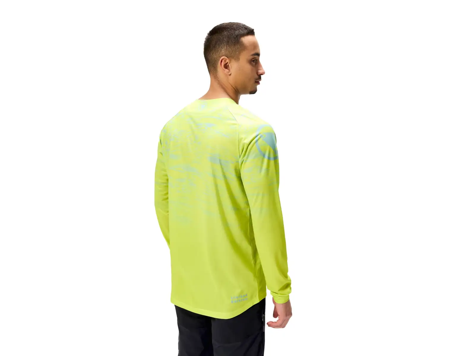 Endura LTD Marble Printed Herren Trikot Langarm Lime Green