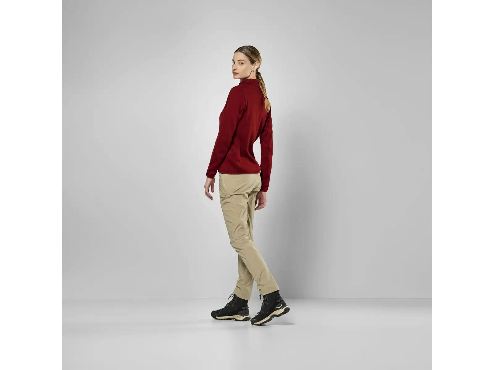 Salewa Puez Rocca Polarlite Damen Fleecejacke Haferflocken