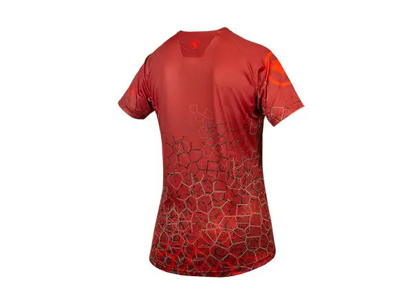 Endura SingleTrack Print Tee LTD Damen Kurzarm Shirt cayenne