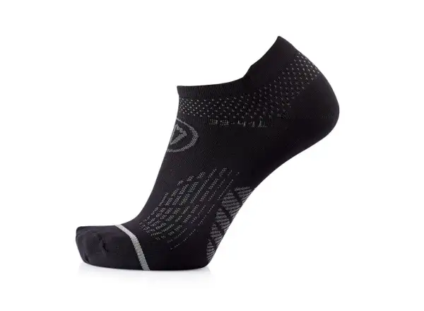 Sidas Run Anatomic Knöchelsocken Schwarz
