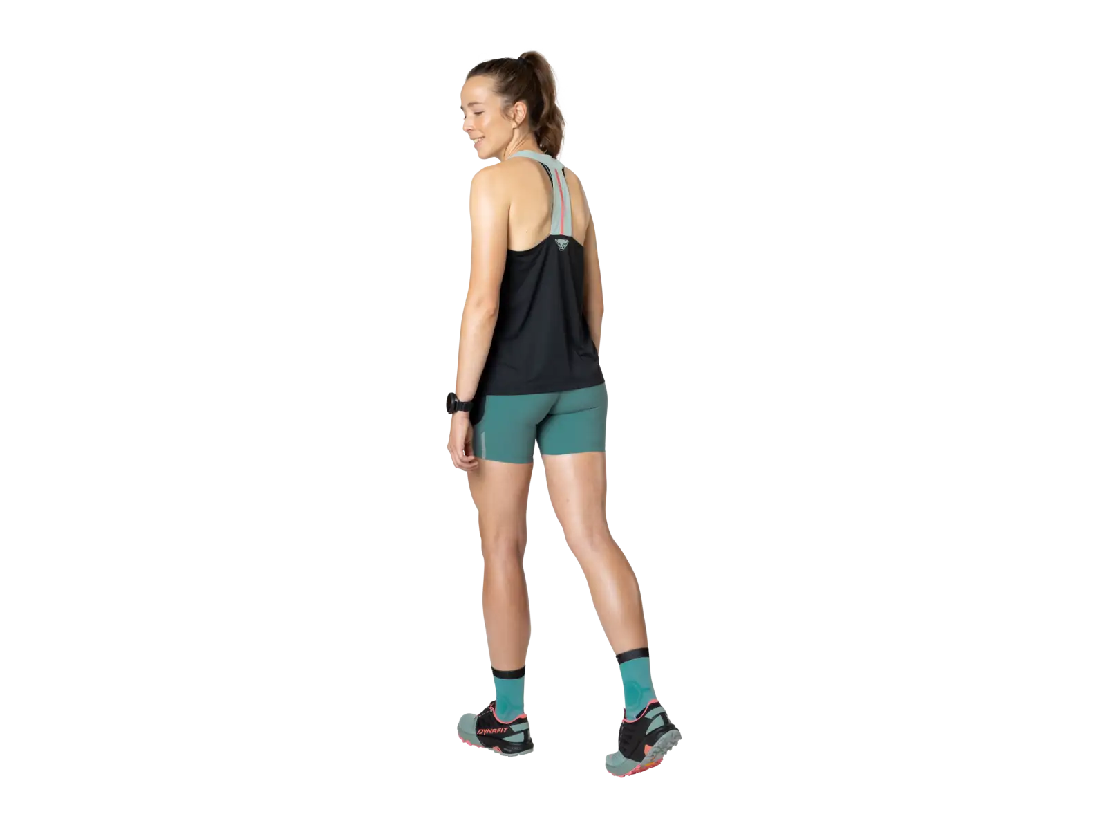 Dynafit Sky Damen Lauf-Top Black Out/Jadelite