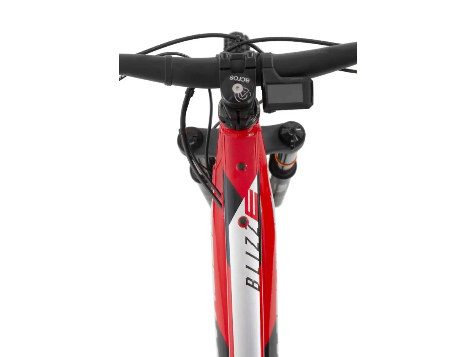 Rock Machine Blizz INT e40-29 Mountain E-Bike Glanz Rot/Silber/Schwarz