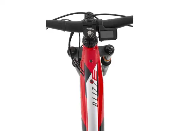 Rock Machine Blizz INT e40-29 Mountain E-Bike Glanz Rot/Silber/Schwarz