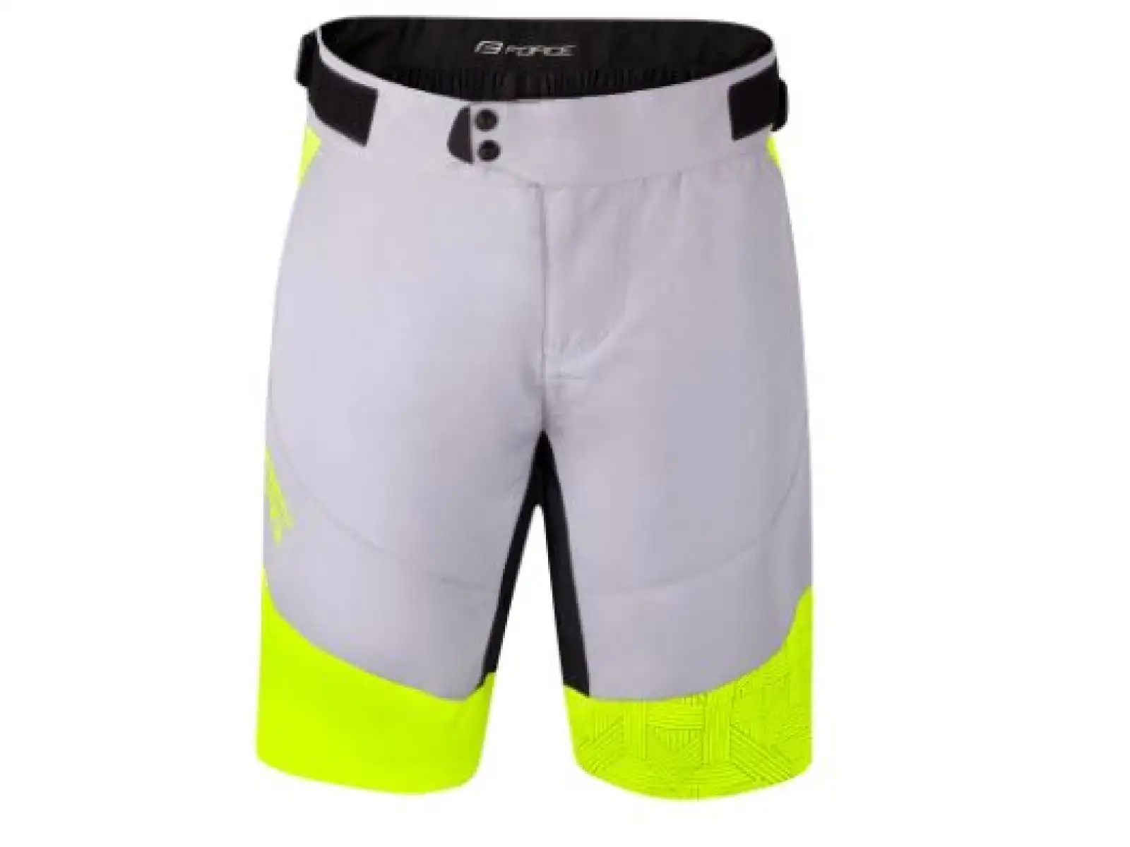 Force Storm Herren MTB Shorts mit Einsatz grau/Fluo