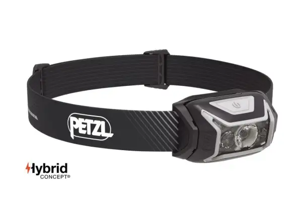 Petzl Actik Core Stirnlampe Grau.