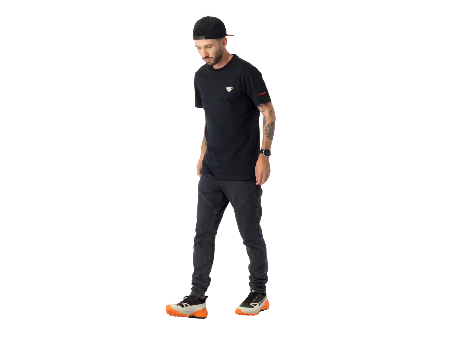Dynafit 24/7 Graphic Herren T-Shirt Kurzarm Black Out/trail Crew