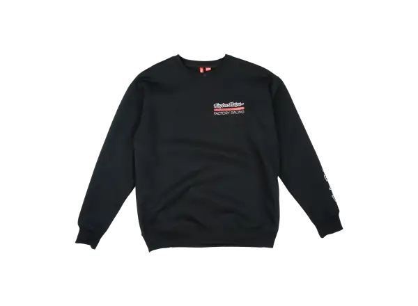 Troy Lee Designs Factory Racing Herren Sweatshirt Black/Red SM