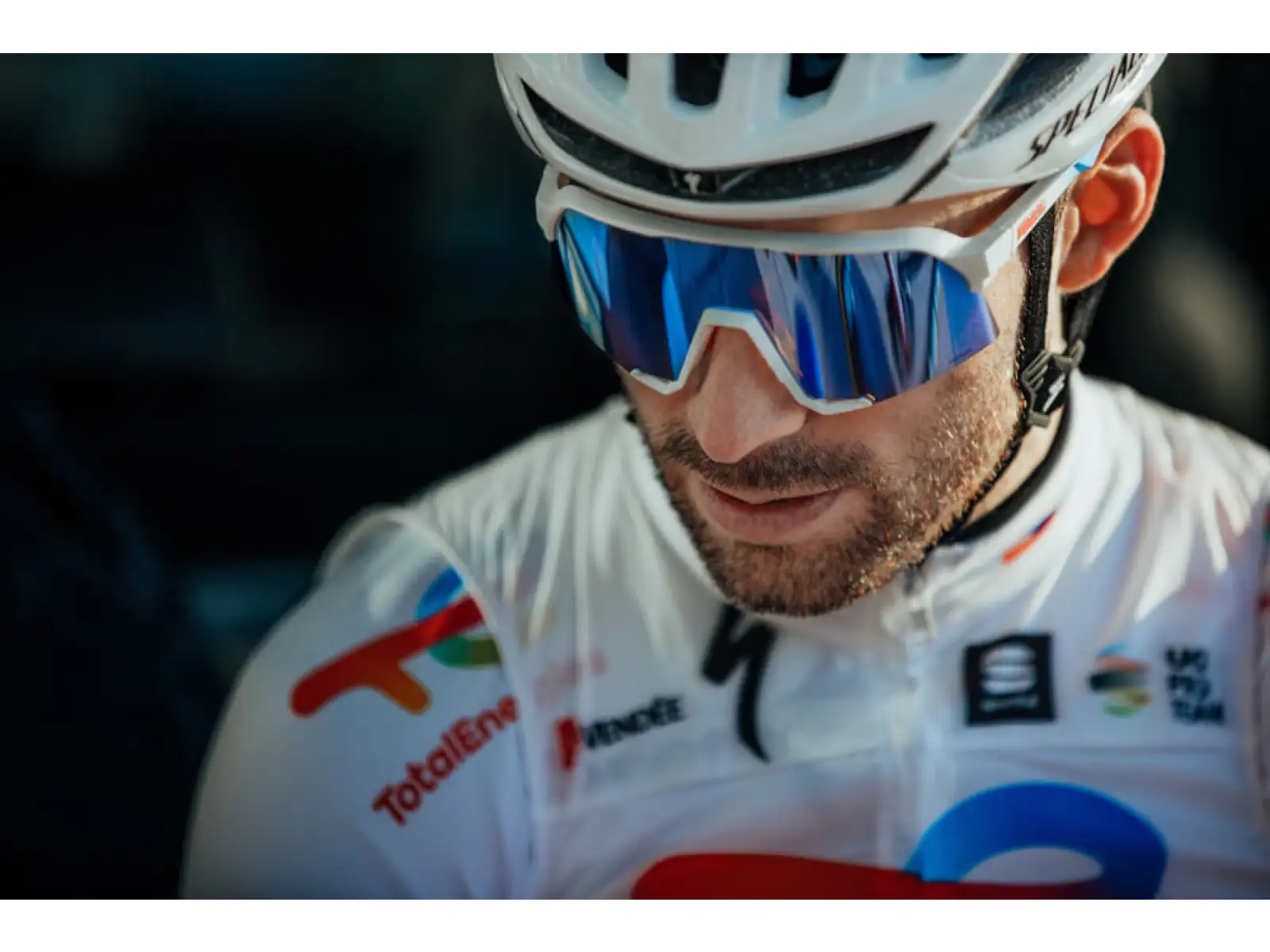 100% S3 Brille TotalEnergies Team Matt-Weiß / HIPER Linse