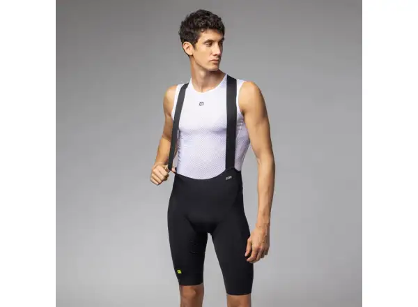 Fahrradshorts Alé R-EV1 Sprinter Herren Schwarz mit Träger
