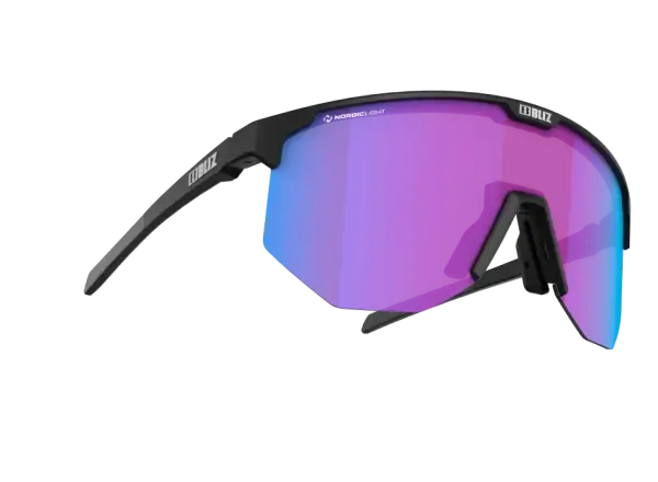 Bliz Hero Nano Optics Brille Nordic  Matt Black/Violet/Blue Multi cat. 2