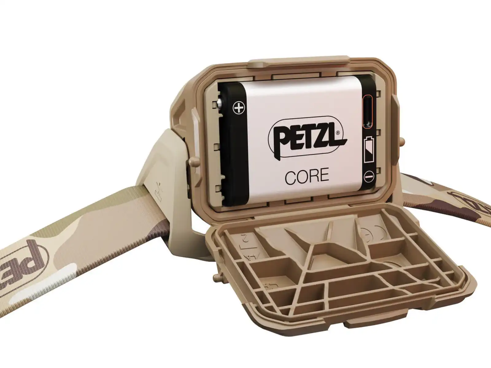 Petzl Aria 1R RGB Stirnlampe Tarnmuster