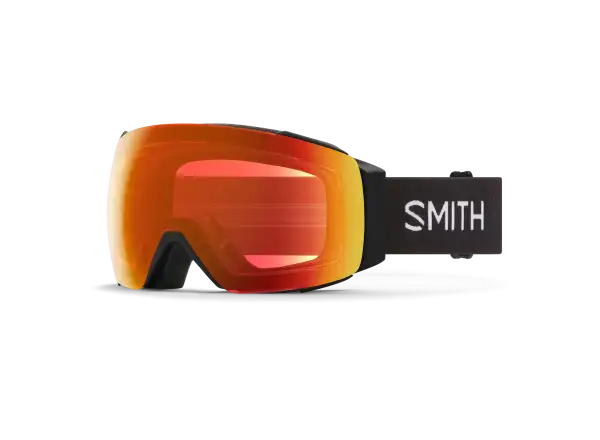 Smith I/O Mag Skibrille Black / ChromaPop Everyday Red Mirror (2 Scheiben)