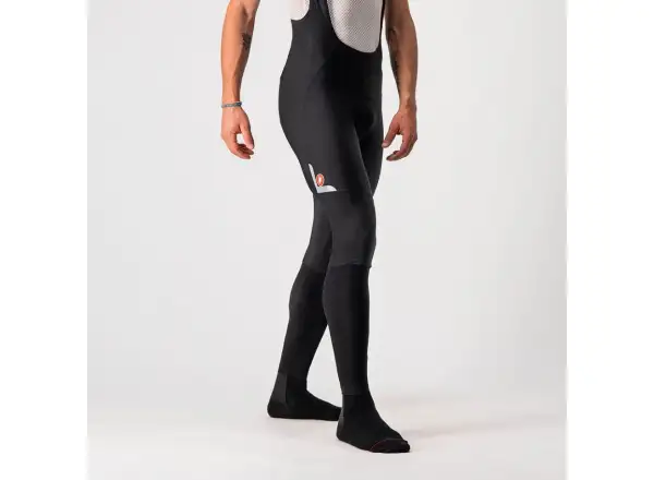Castelli Velocissimo 5 Herrenhose mit Latz Black/Silver Reflex