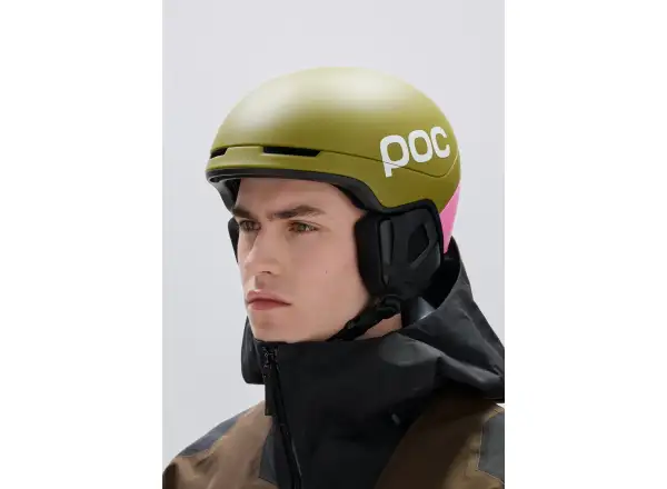 POC Obex Contour Skihelm Olivine Green Matt/Thulite Pink Matt