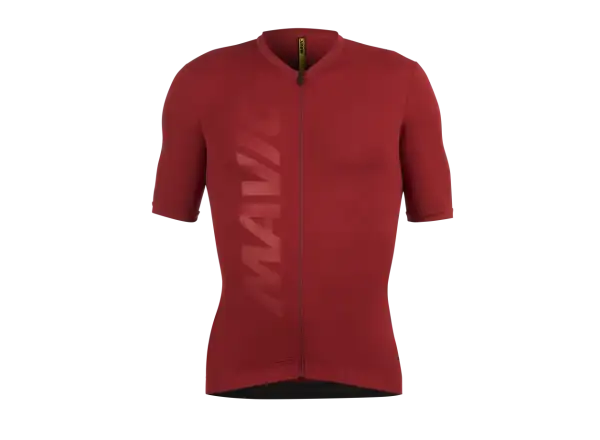 Mavic Aksium Herrentrikot kurzarm Burgund