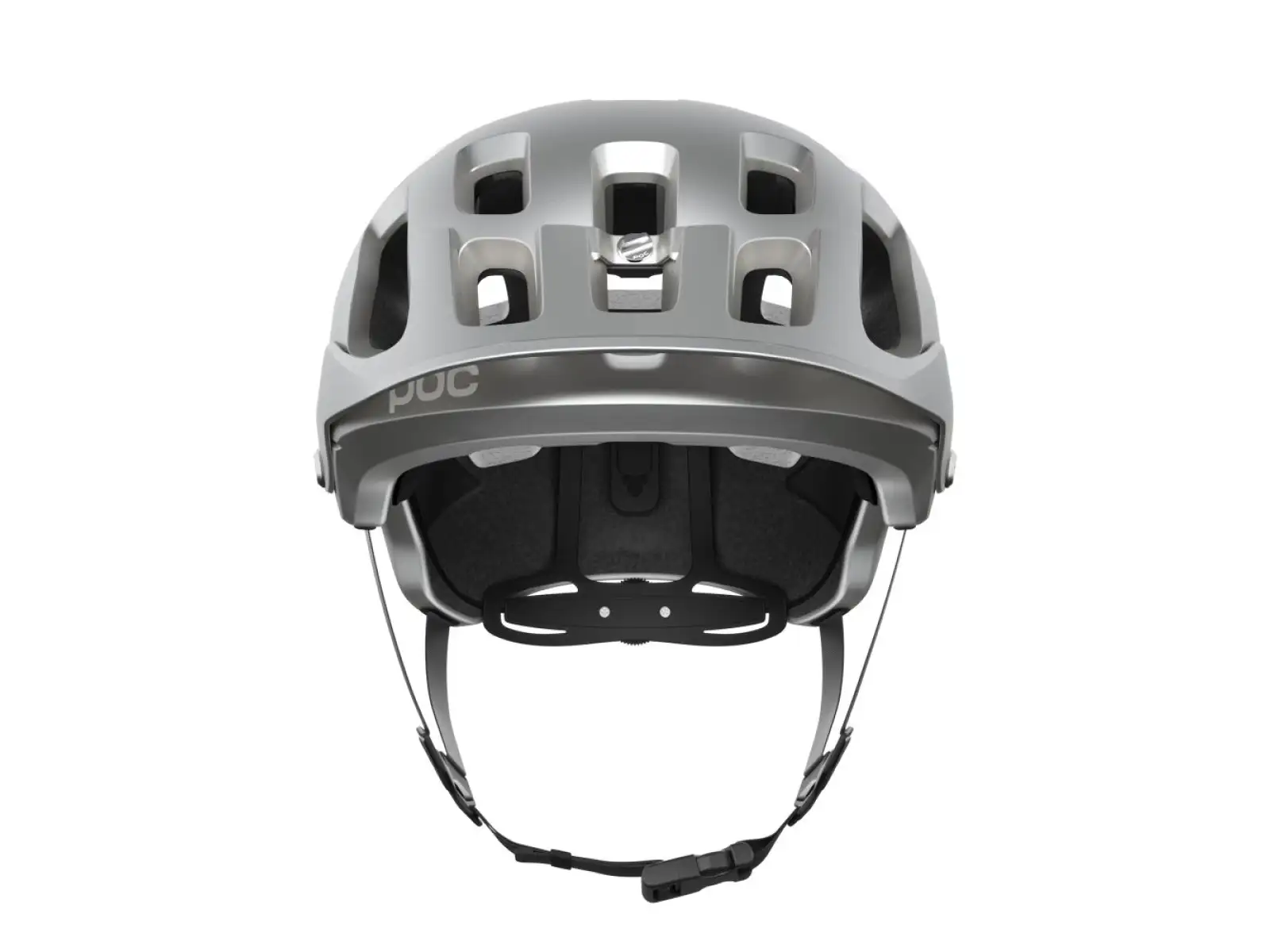 POC Tectal Race MIPS Helm Argentite Silver/Uranium Black Matt