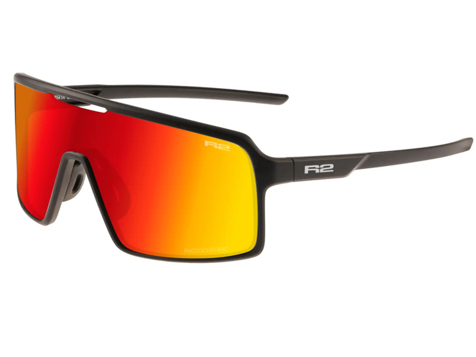 R2 Winner Fahrradbrille matt schwarz/grau