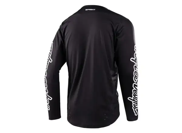 Troy Lee Designs Sprint Herren Langarm-Trikot Icon Schwarz