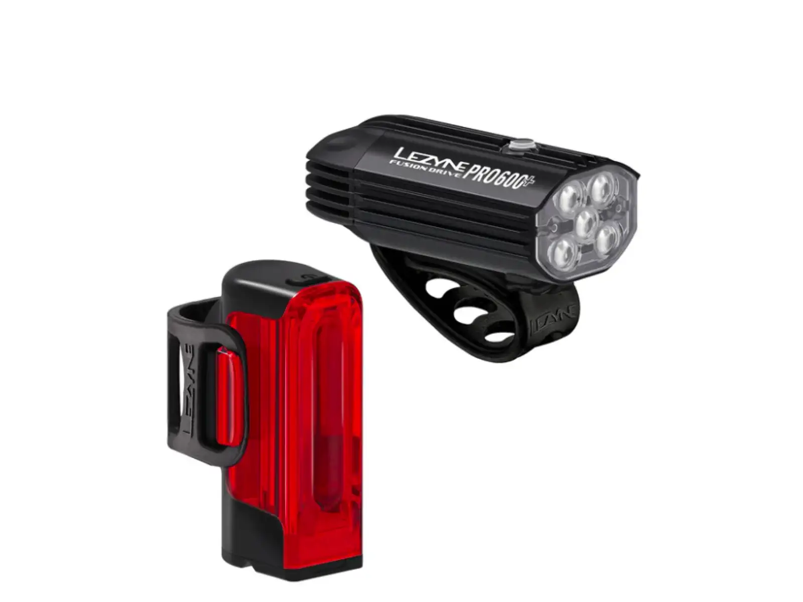 Lezyne Fusion Drive Pro 600+ / Strip Drive 300+ Lichterset