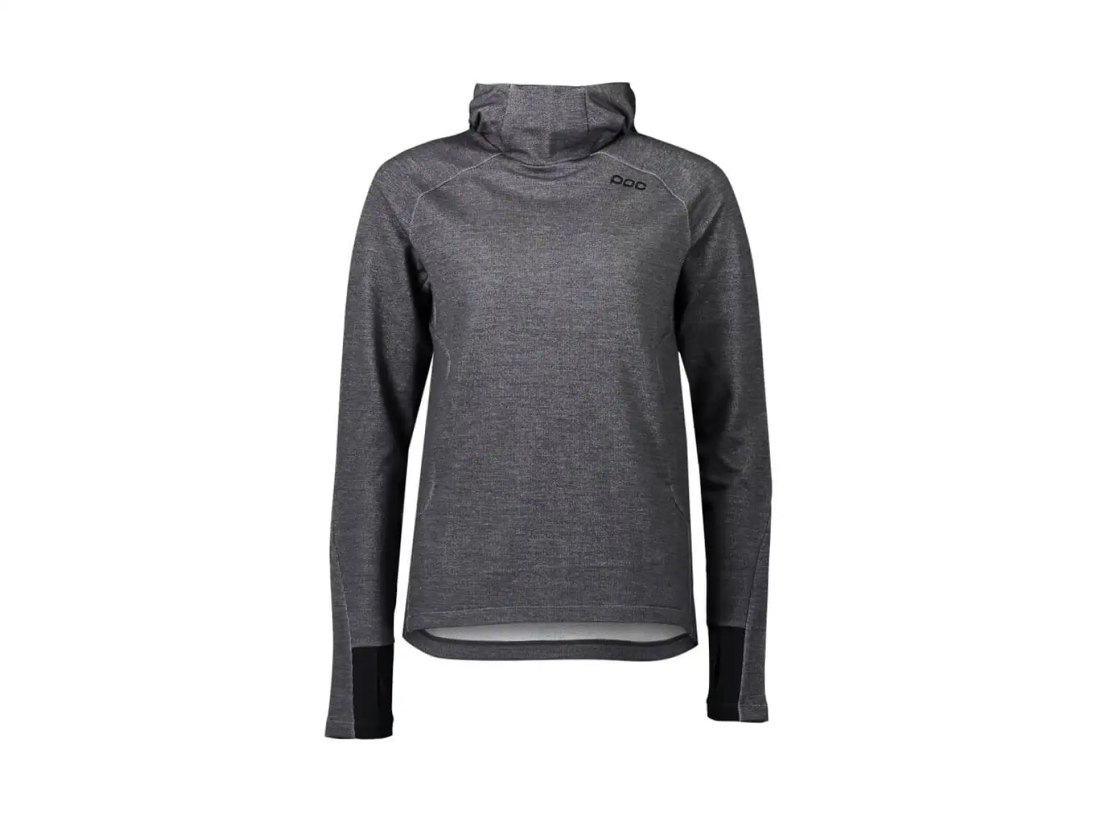 POC Ws Merino Hood Sylvanite Damen Hoodie Grey Melange