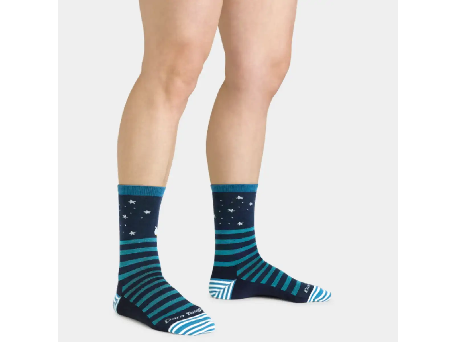 Darn Tough Animal Haus Crew Lightweight Damen Socken Eclipse