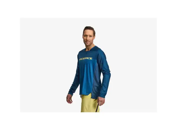 Race Face Diffuse Herren Langarmshirt Navy.