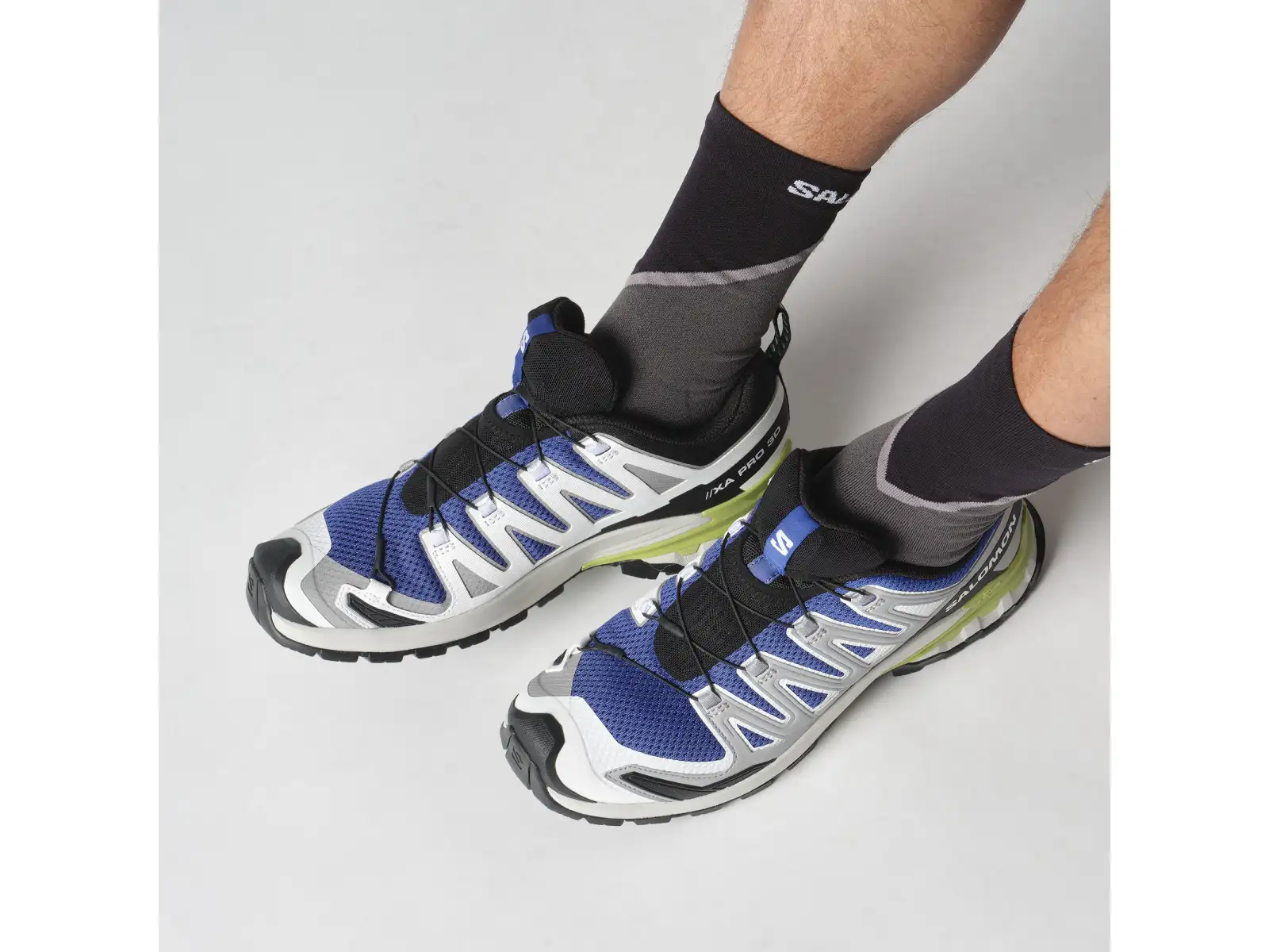 Salomon XA PRO 3D V9 Herren-Laufschuhe Nautical Blue/Alloy