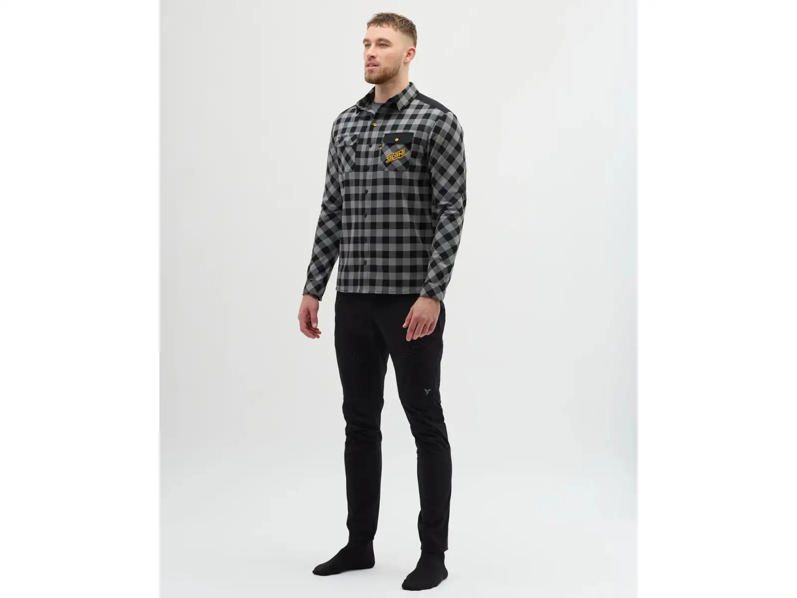 Silvini Farini Herrenhemd Grey/Tiger