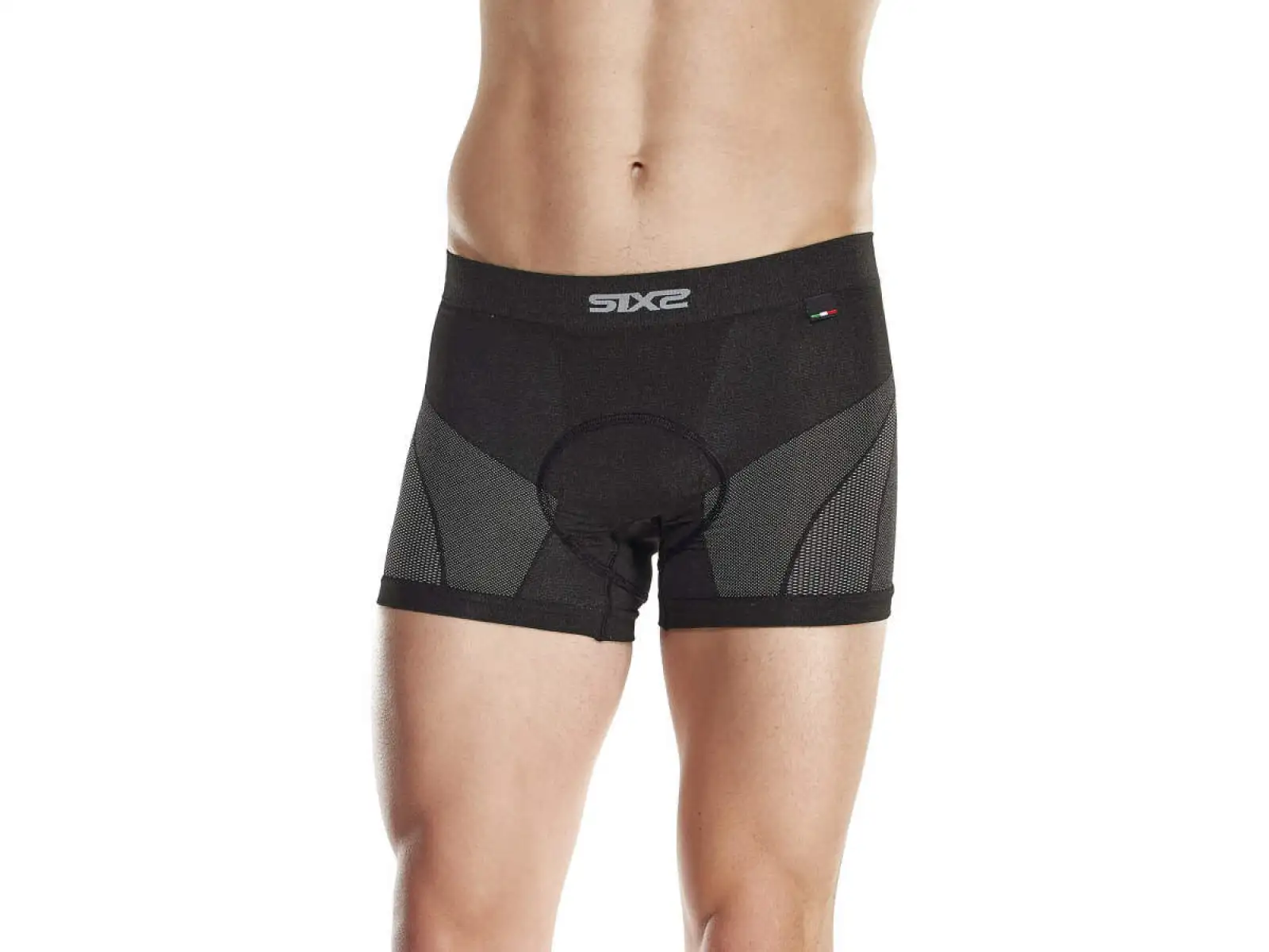 SIXS BOX6 V2 Funktionsboxershorts mit Einsatz Endurance Pad schwarz