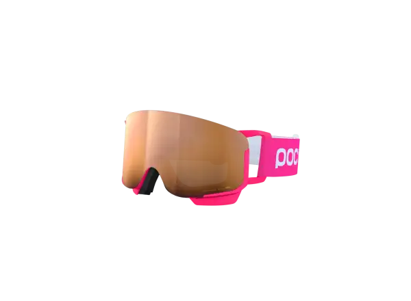 POC POCito Nexal Kinder Skibrille Fluorescent Pink/Partly Sunny Light Orange