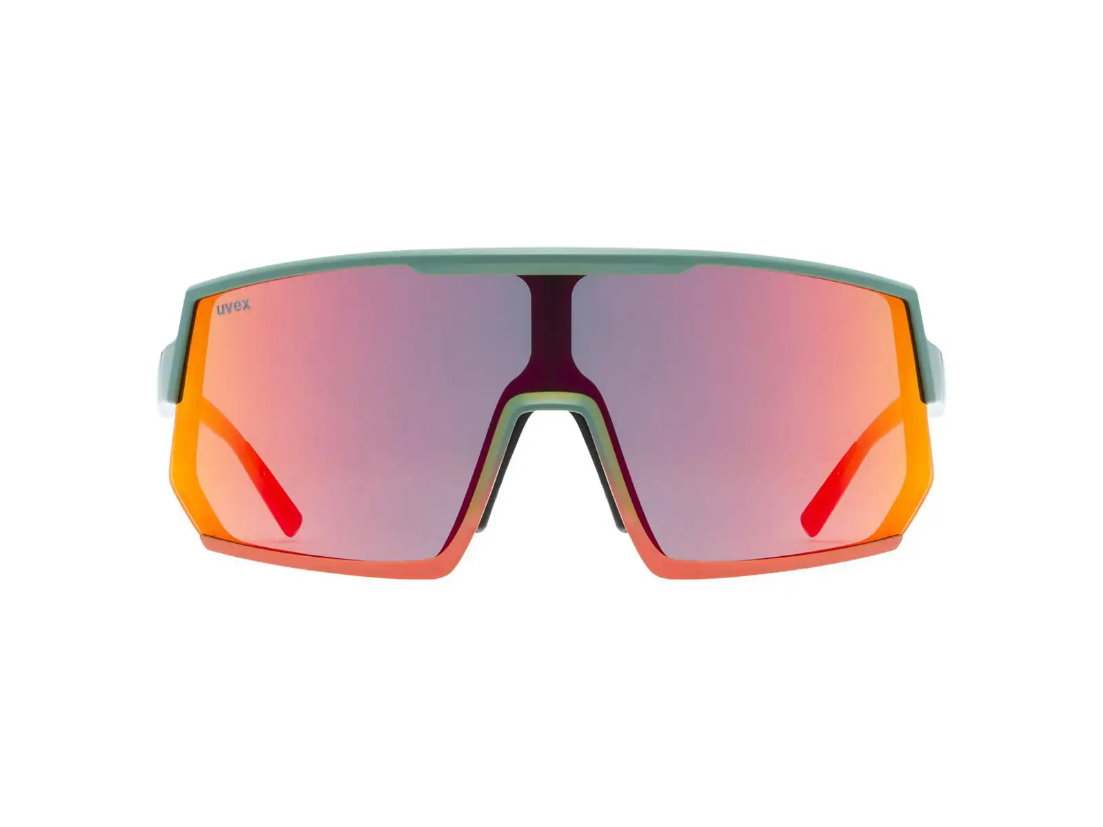 Uvex Sportstyle 235 Brille Moss Green Grapefruit Mat/Mirror Red (Kat. 2)