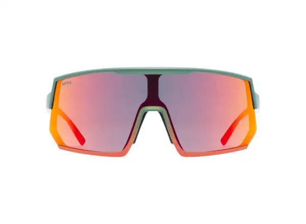 Uvex Sportstyle 235 Brille Moss Green Grapefruit Mat/Mirror Red (Kat. 2)