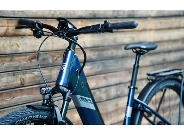 Rock Machine Crossride e450 Cross E-Bike Gloss Metallic Navy/Silver