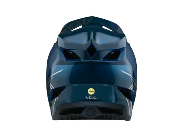 Troy Lee Designs D4 Polyacralite Mips Helm Shadow Blue