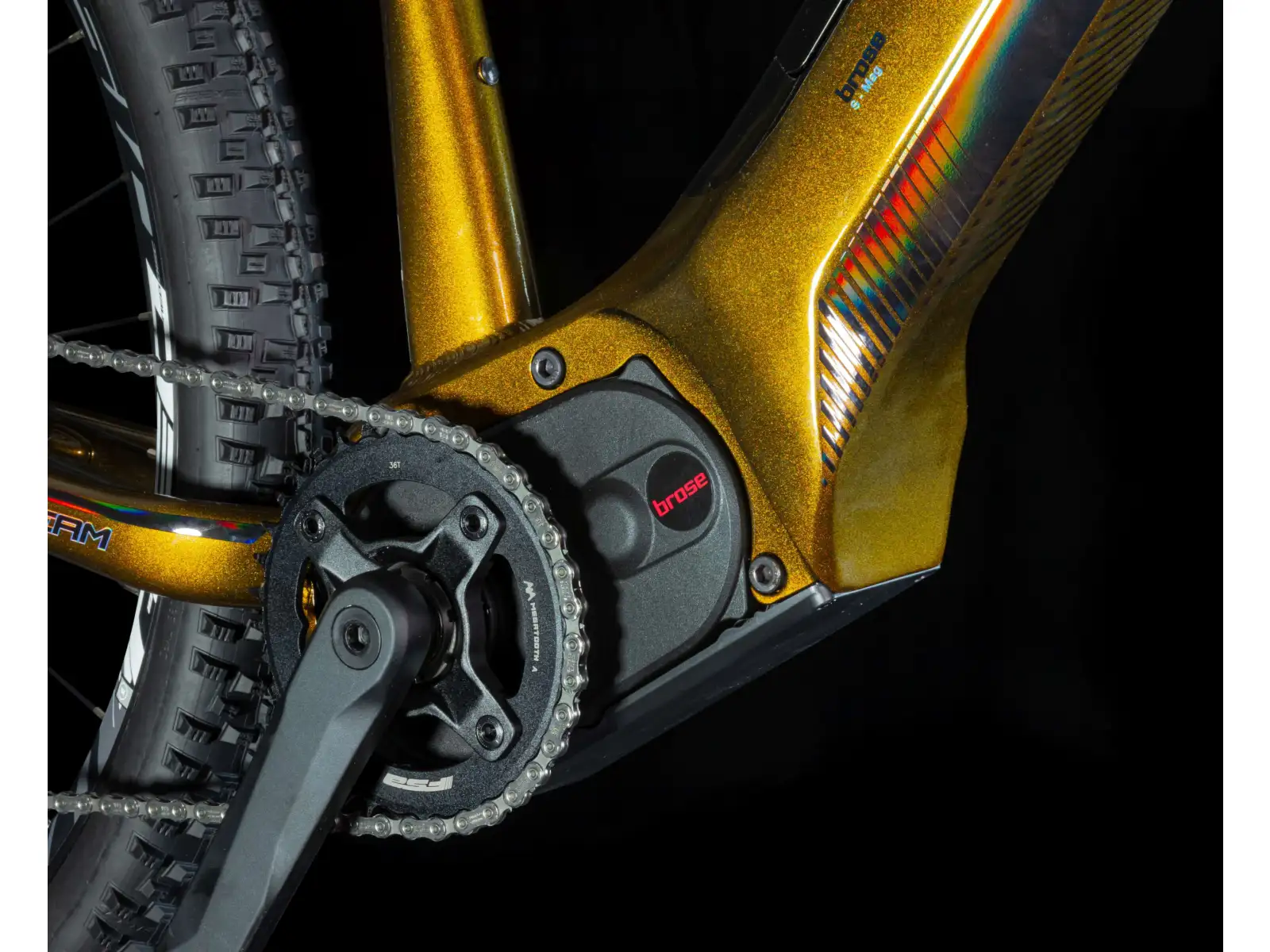 4EVER Exstream Elite Mountain-E-Bike Jungle Gold/Mirror