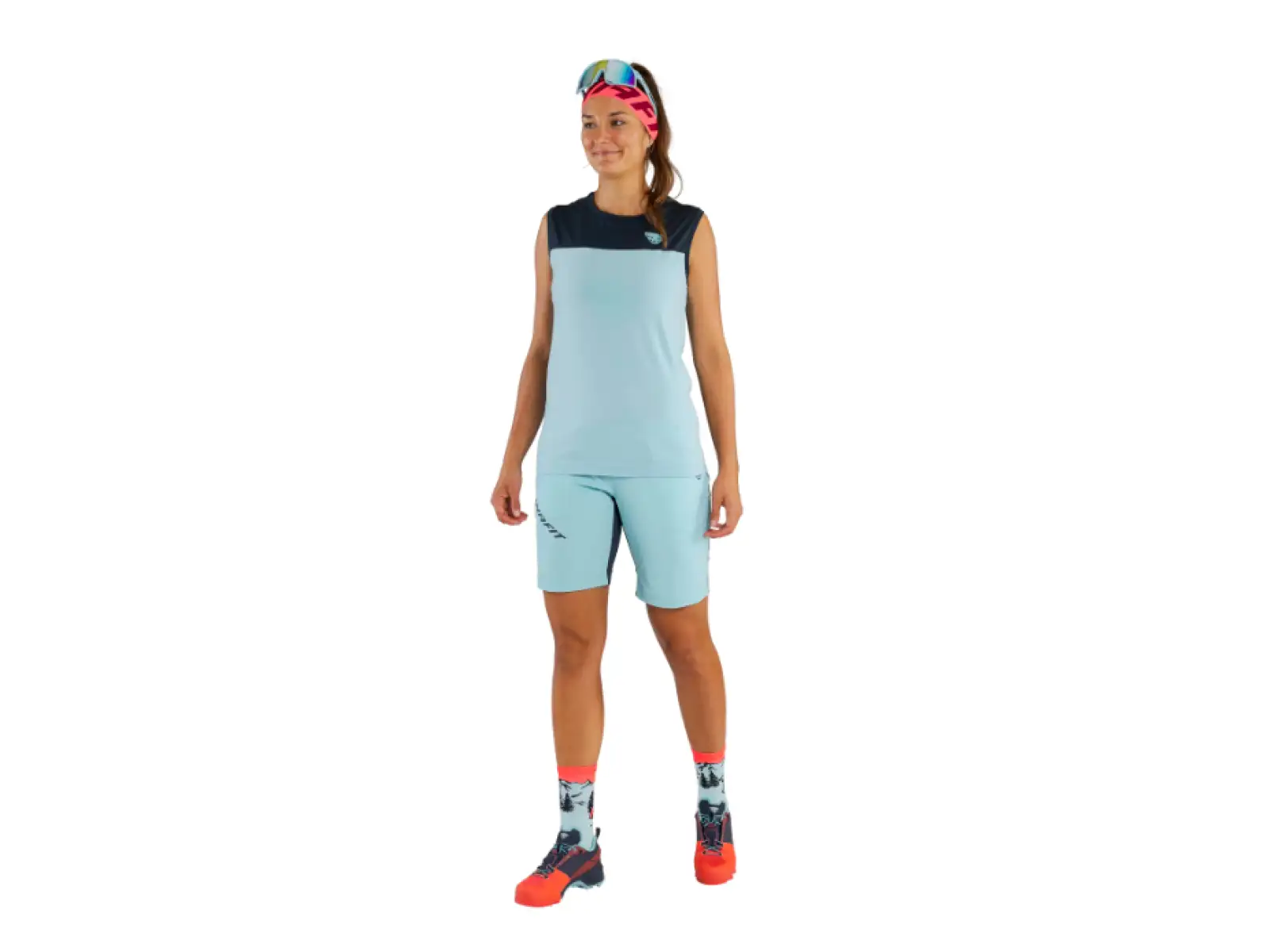 Dynafit Traverse S-Tech Damen ärmelloses Shirt Marine Blue/Blueberry