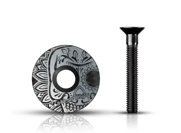 Rie:sel Design Stem:cap Kopfdeckelkappe los muertos grey