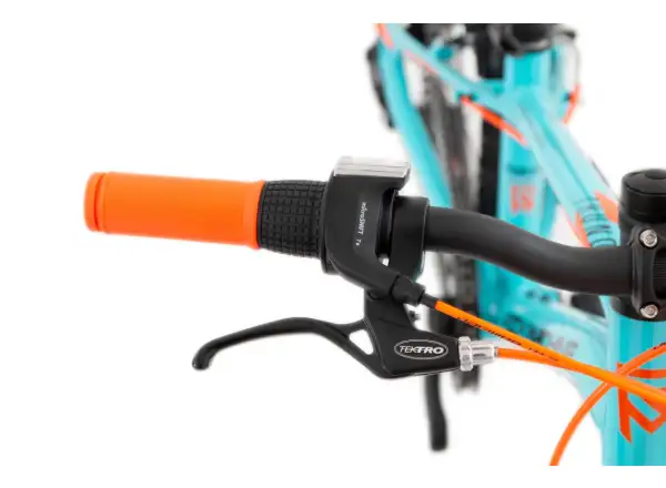Rock Machine Thunder 20 Gloss Neon Cyan/Schwarz/Orange Kinderfahrrad
