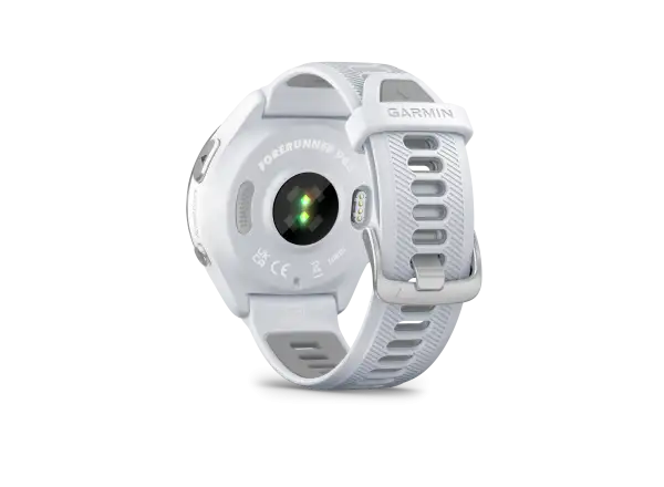 Garmin Forerunner 965 Smartwatch Silber Titan/Weiß