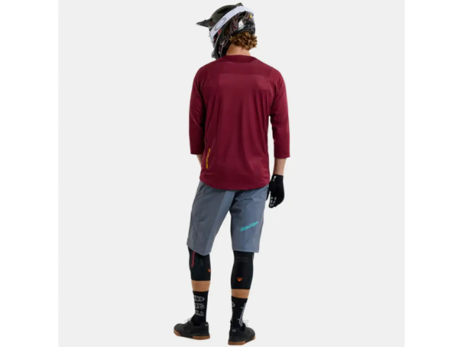 Troy Lee Designs Ruckus Spun Herren-Jersey 3/4 Ärmel Oxblood