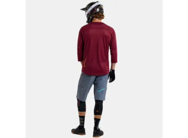 Troy Lee Designs Ruckus Spun Herren-Jersey 3/4 Ärmel Oxblood
