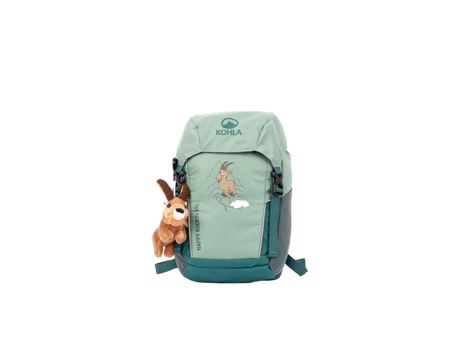 Kohla Happy Rocky 10 Kinder Wander Rucksack Beryl Green