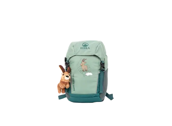 Kohla Happy Rocky 10 Kinder Wander Rucksack Beryl Green